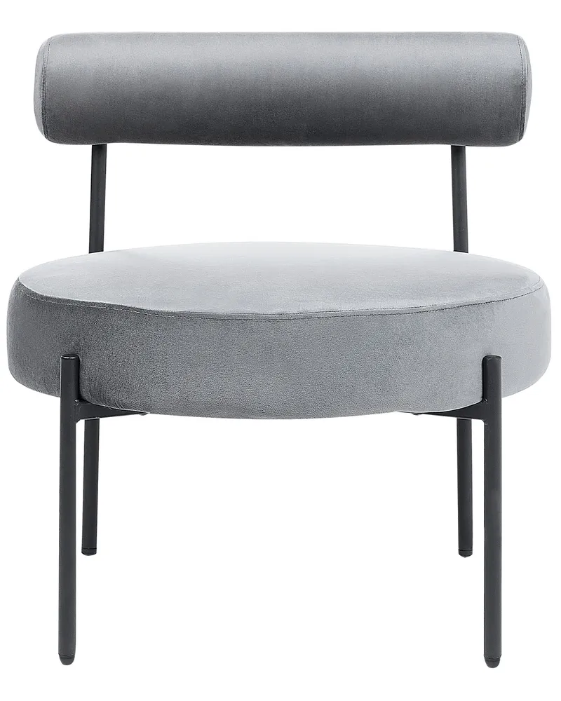 Poltrona ALPHA Veludo Cinzento