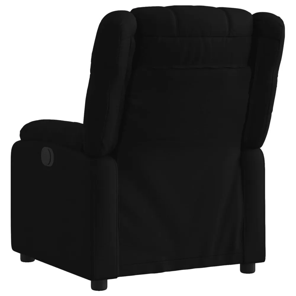 Poltrona reclinável tecido preto