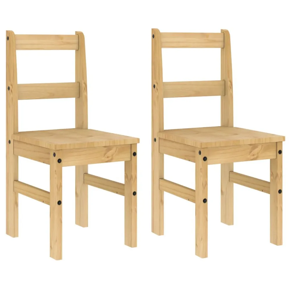 Armário para Louças Cadeiras de jantar 2 pcs Panama 40x46x90 cm pinho maciço