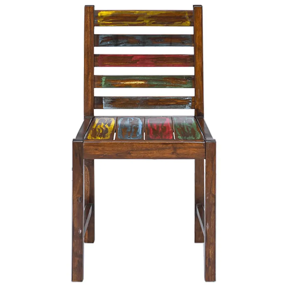 Banqueta com Encosto Cadeiras de jantar 2 pcs madeira recuperada maciç