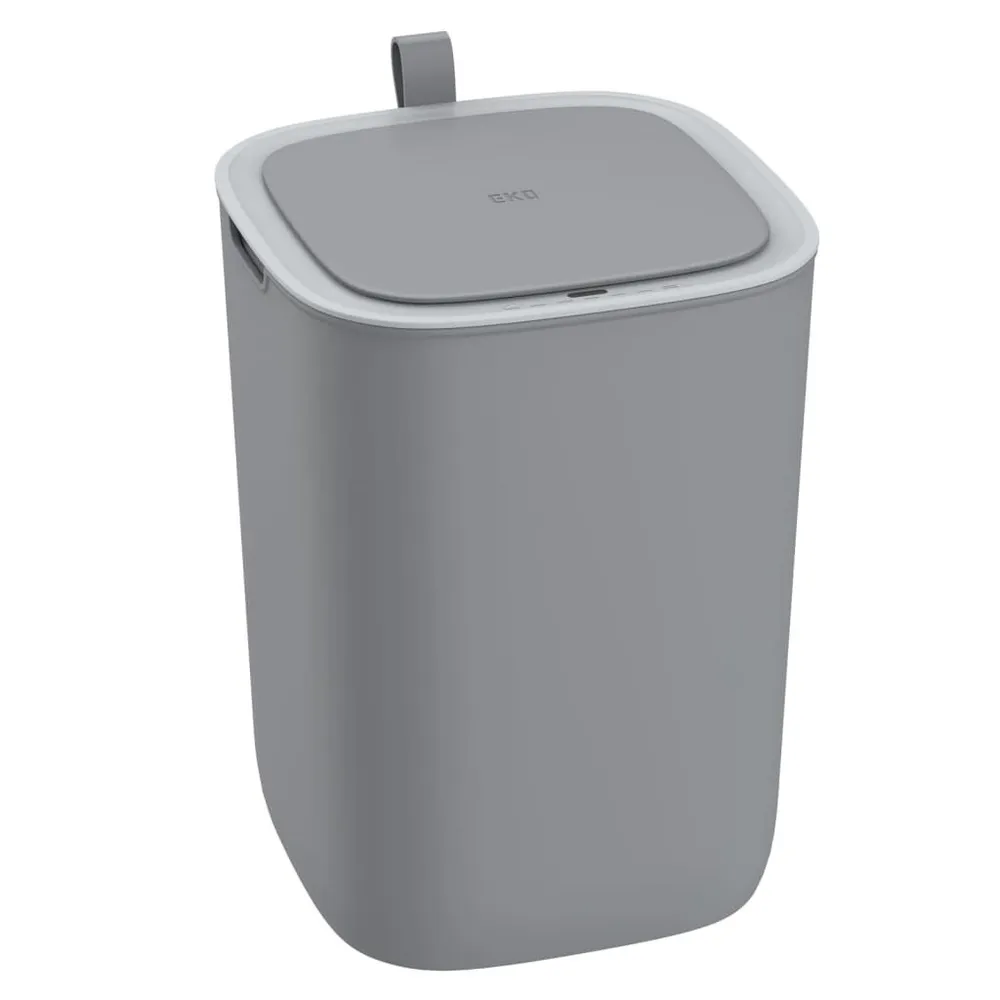 EKO Caixote do lixo com sensor conectado Morandi 12 L cinzento
