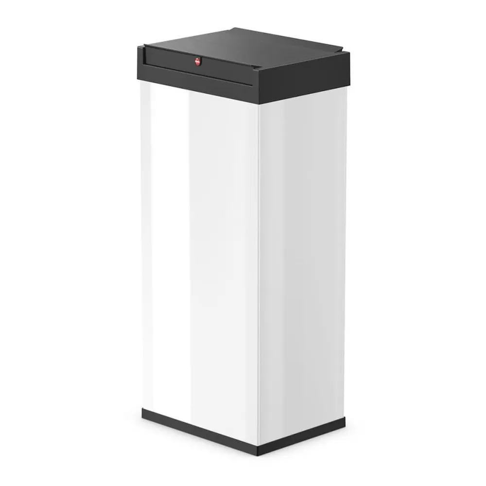 Hailo Caixote do lixo Big-Box Swing XL 52 L branco 0860-231 Fácil Limpeza