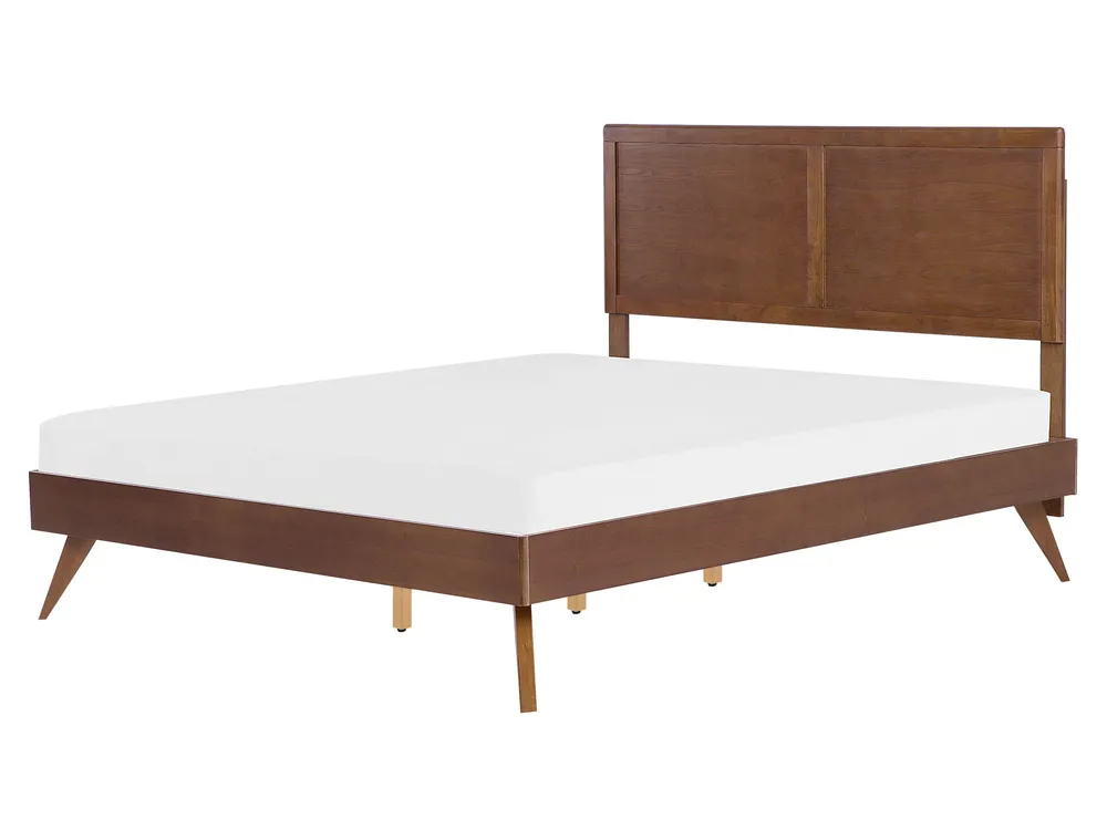 Armário de Casal Cama de casal castanho sombrio 160 x 200 cm ISTRES