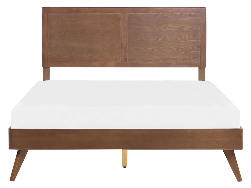 Armário de Casal Cama de casal castanho sombrio 160 x 200 cm ISTRES