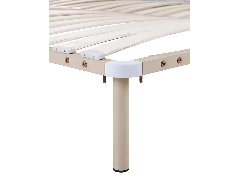 Estrado de ripas 140 x 190 cm - 2 x 19 ripas - Com pés - Bege