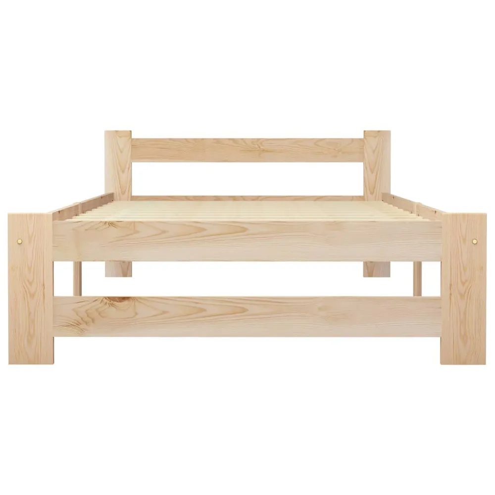 Estrutura de cama 100x200 cm pinho maciço