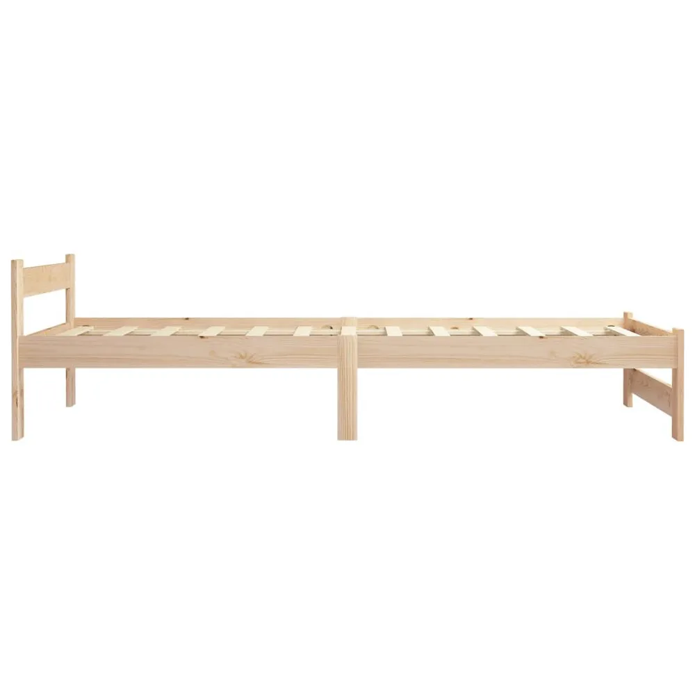 Estrutura de cama 100x200 cm pinho maciço