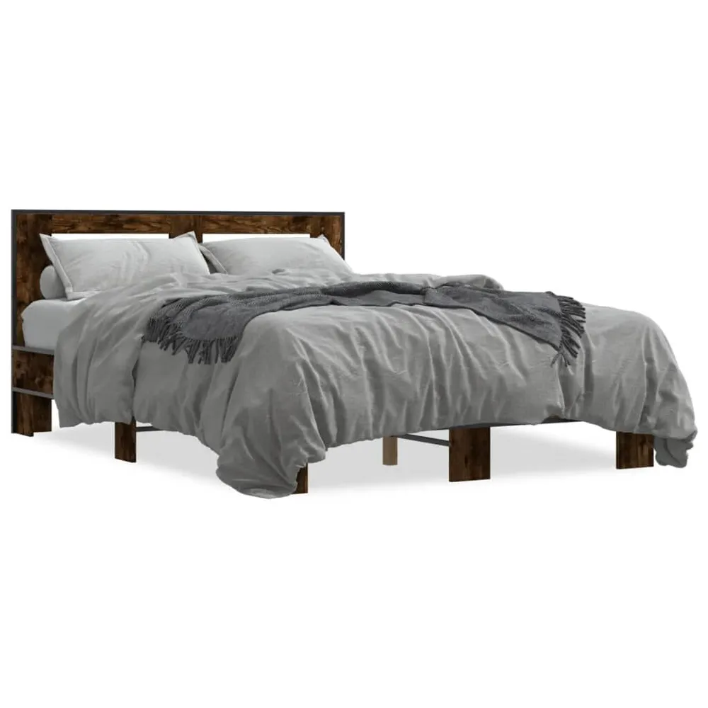 Estrutura cama 120x190 cm derivados de madeira/metal