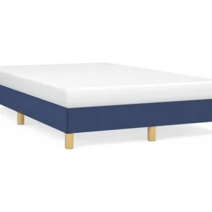 Estrutura de cama 120x190 cm tecido azul