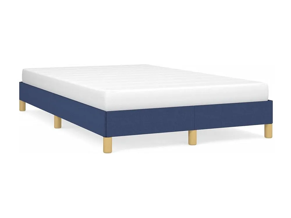 Estrutura de cama 120x190 cm tecido azul