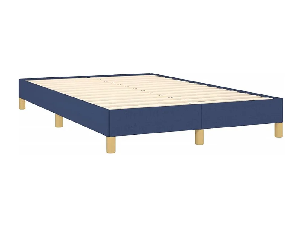 Estrutura de cama 120x190 cm tecido azul