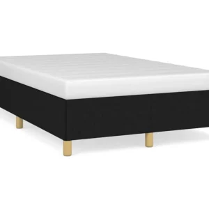 Estrutura de cama 120x190 cm tecido preto