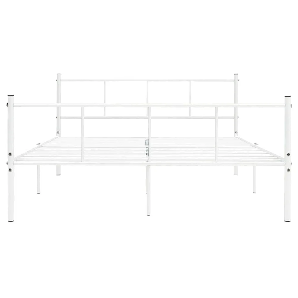 Estrutura de cama 120x200 cm metálico branco