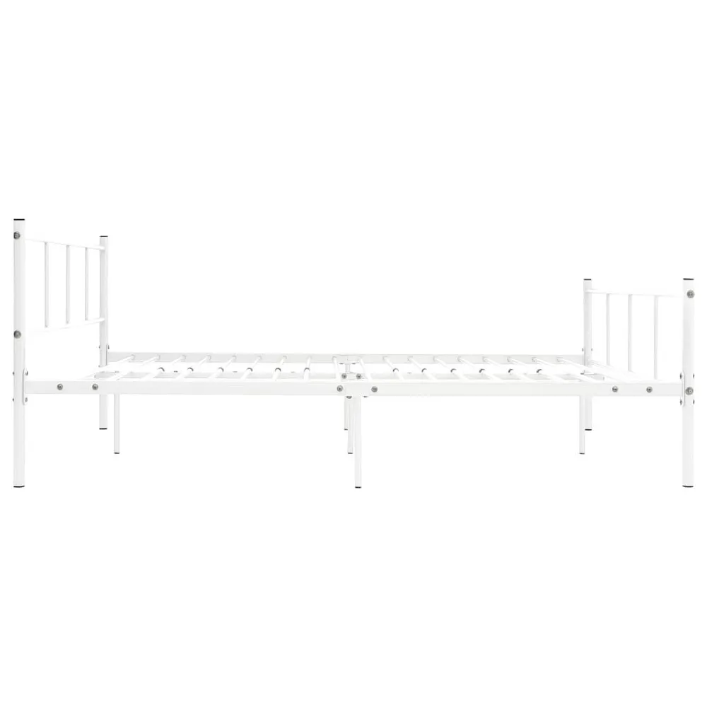 Estrutura de cama 120x200 cm metálico branco