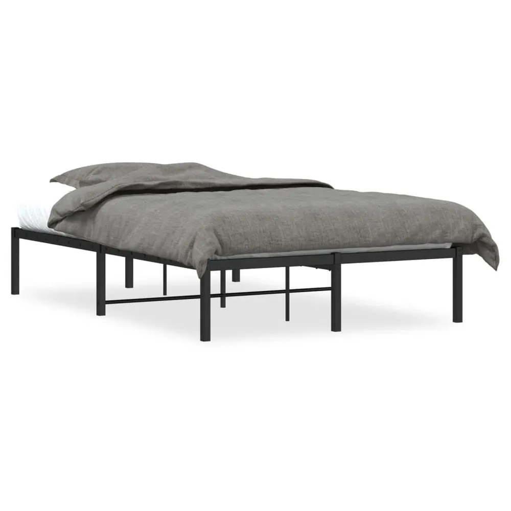 Estrutura de cama 120x200 cm metálico preto