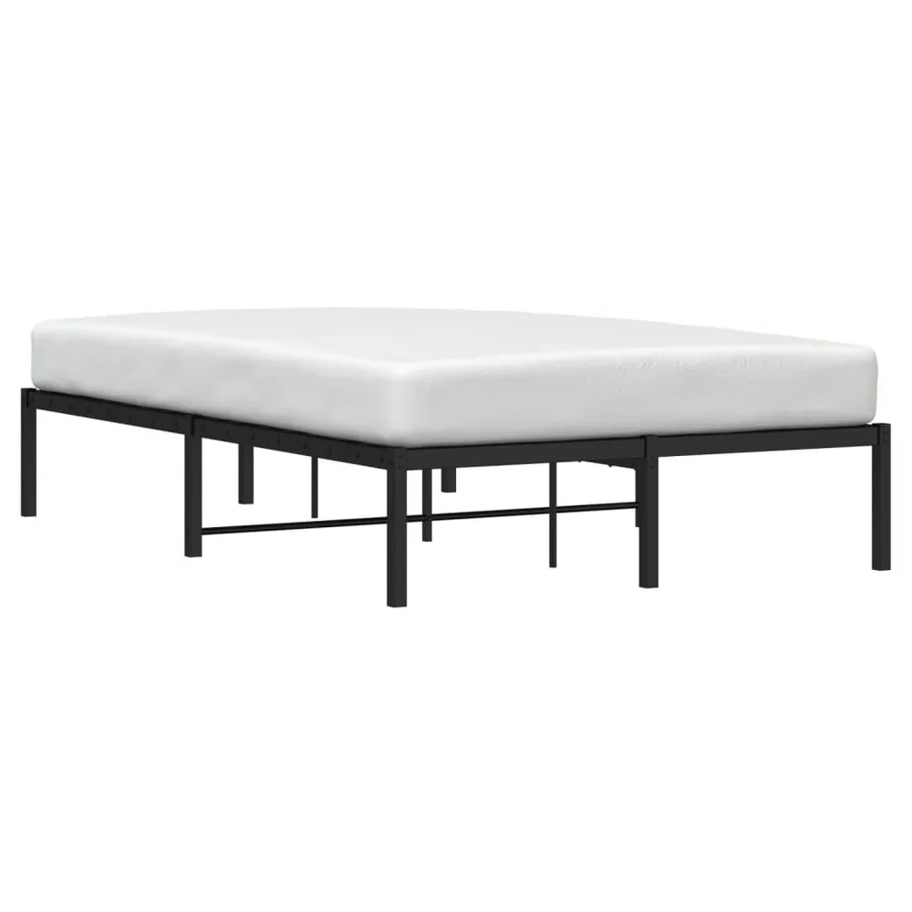 Estrutura de cama 120x200 cm metálico preto