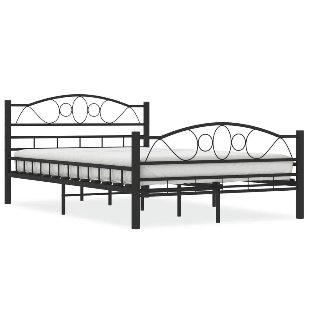 Estrutura de cama 120x200 cm ço preto