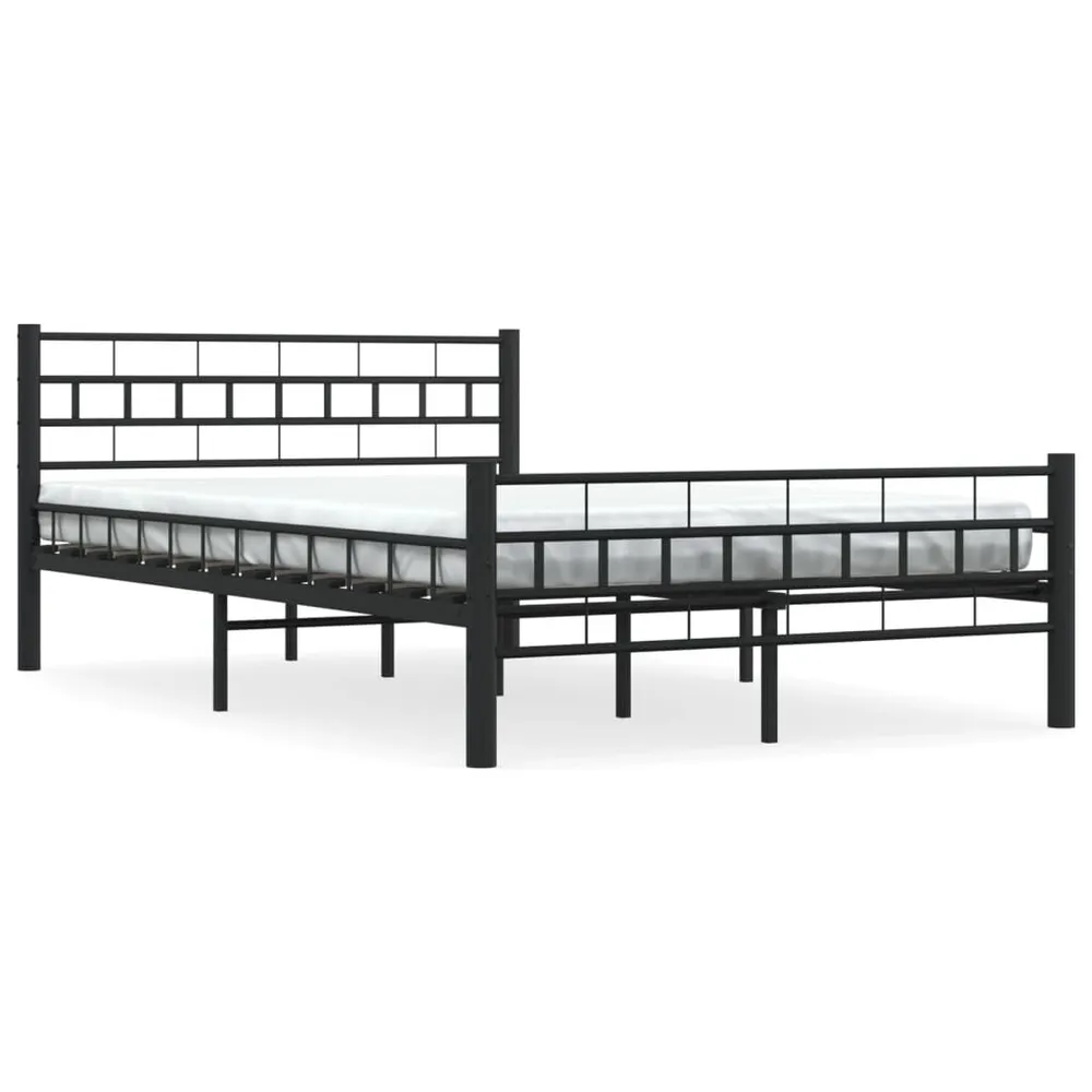 Estrutura de cama 140x200 cm ço preto