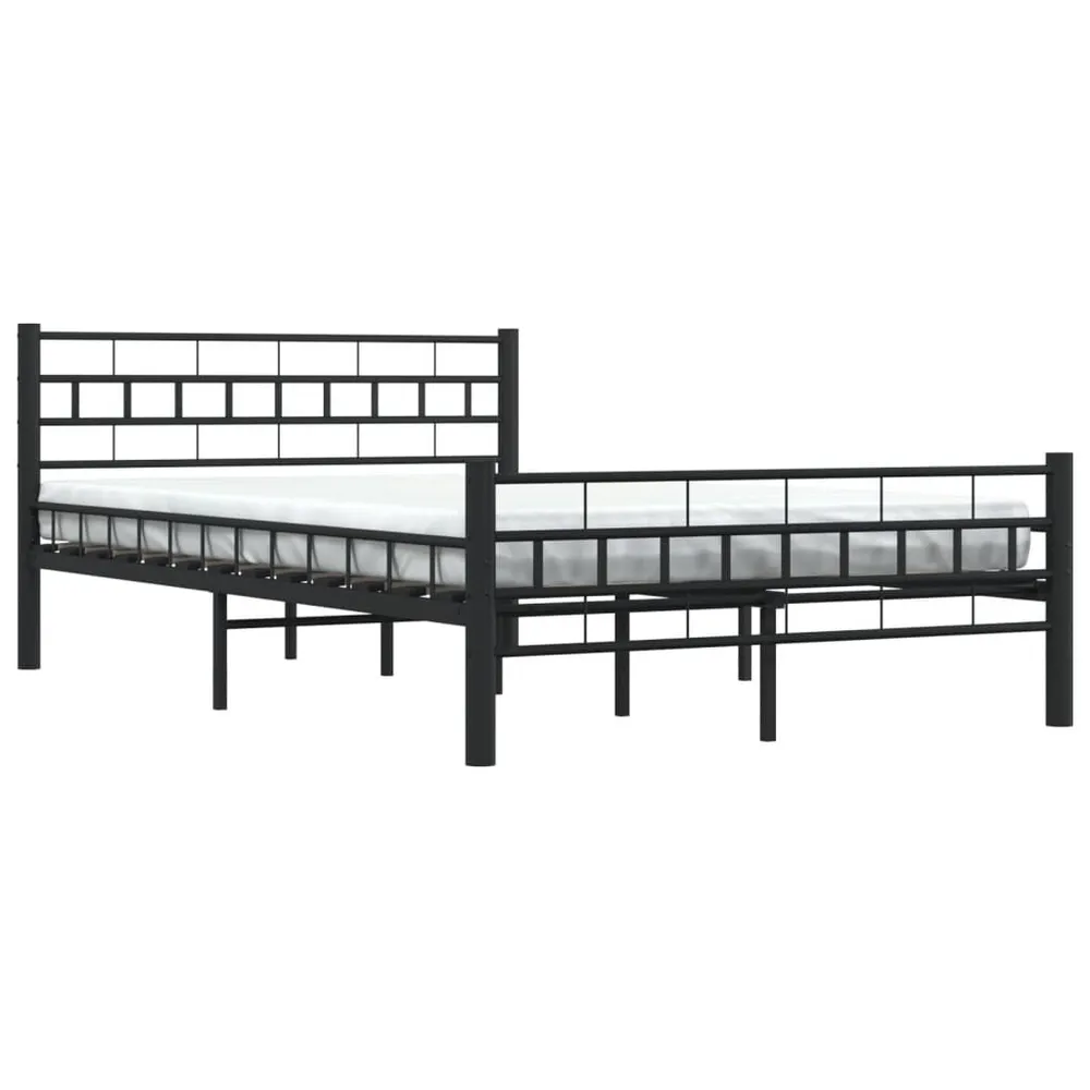 Estrutura de cama 140x200 cm ço preto