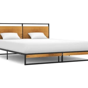 Estrutura de cama 160x200 cm metálico