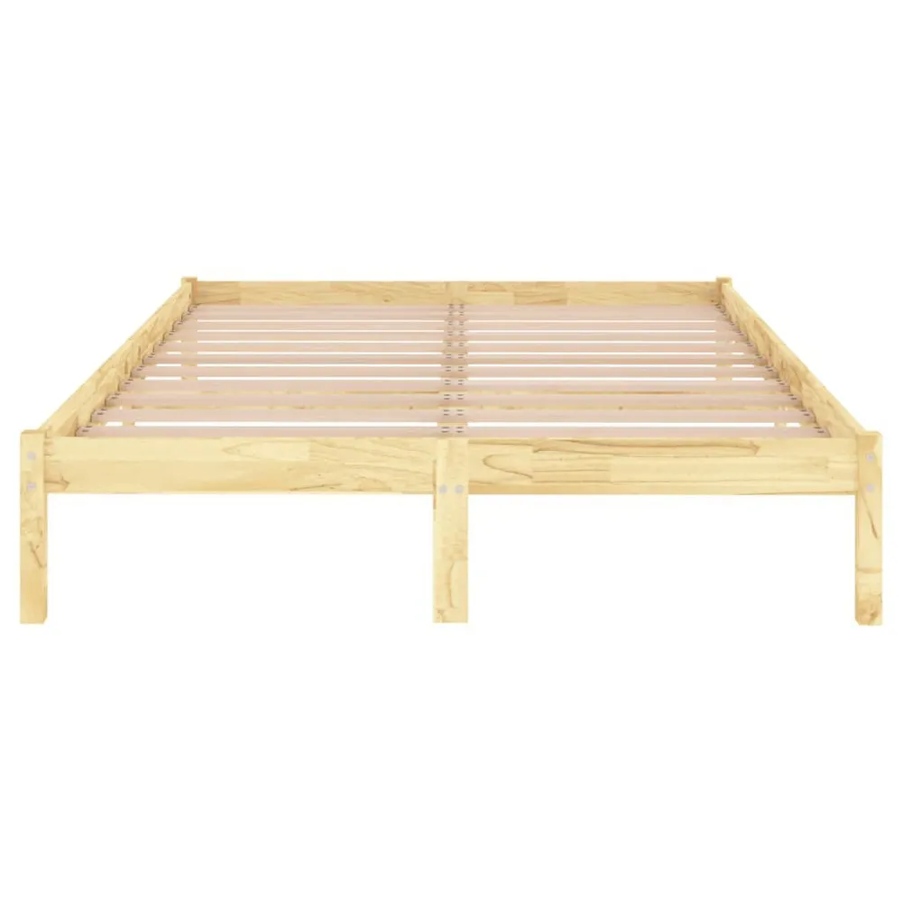 Estrutura de cama 160x200 cm pinho maciço