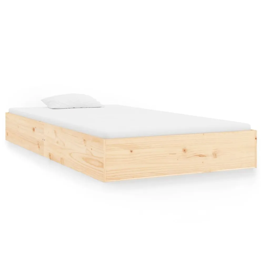 Estrutura de cama 90x200 cm madeira maciç
