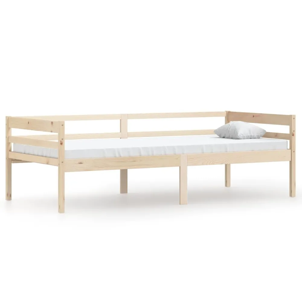 Estrutura de cama 90x200 cm pinho maciço