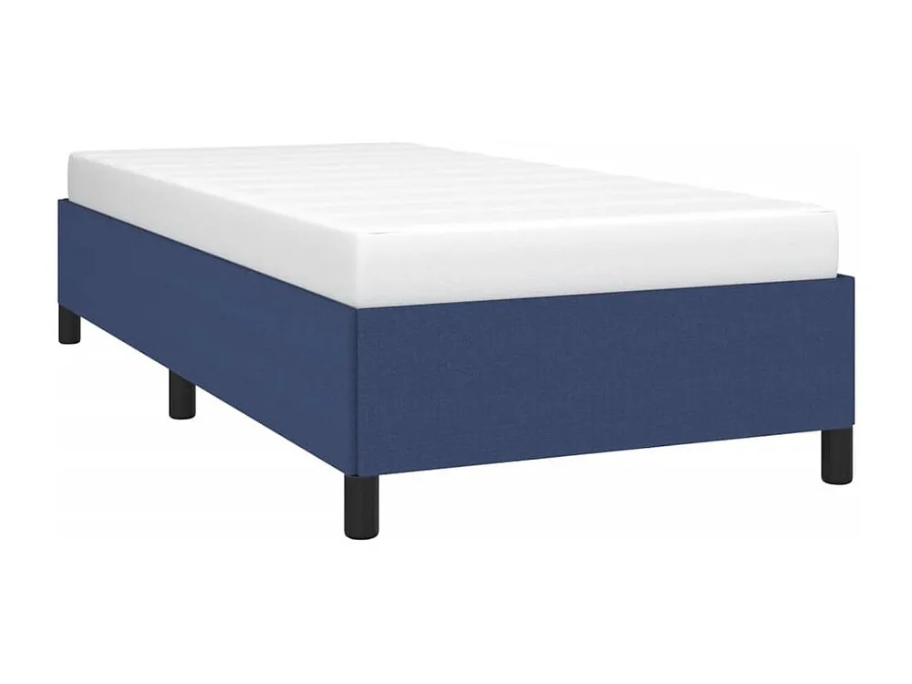 Estrutura de cama 90x200 cm tecido azul