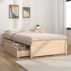 Estrutura de cama com gavetas 90x190 cm 3FT Individual
