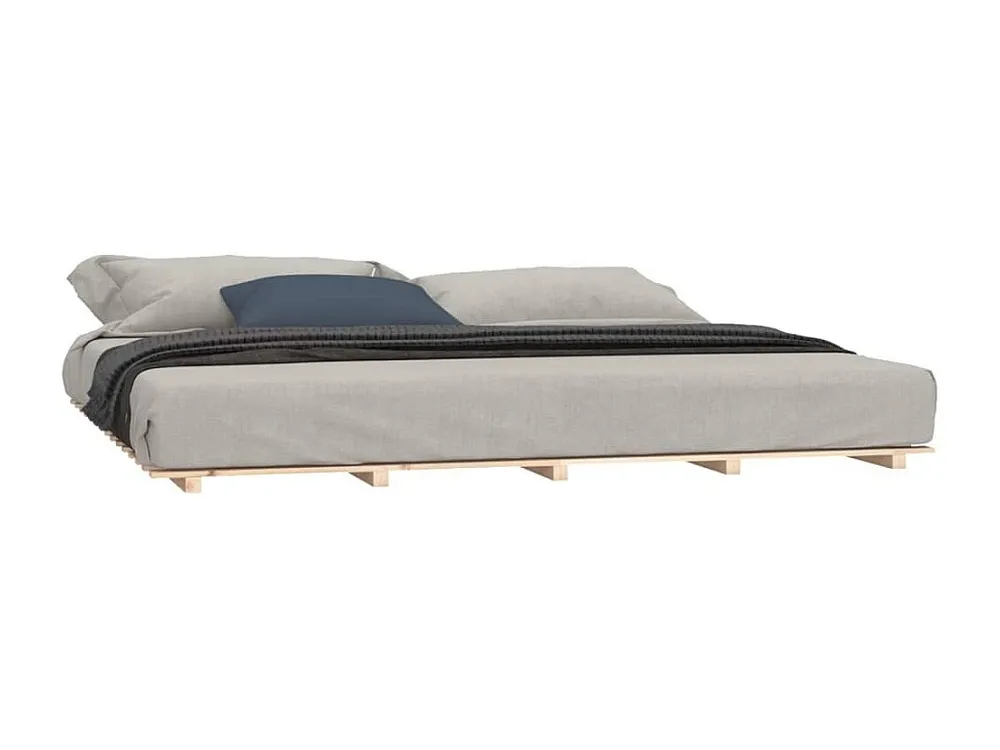 Estrutura de cama madeira de pinho maciç 180x200 cm