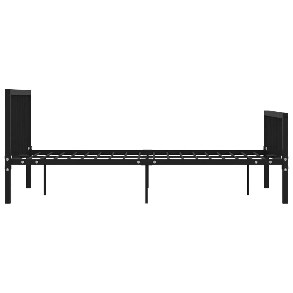 Estrutura de cama metálico 160x200 cm preto