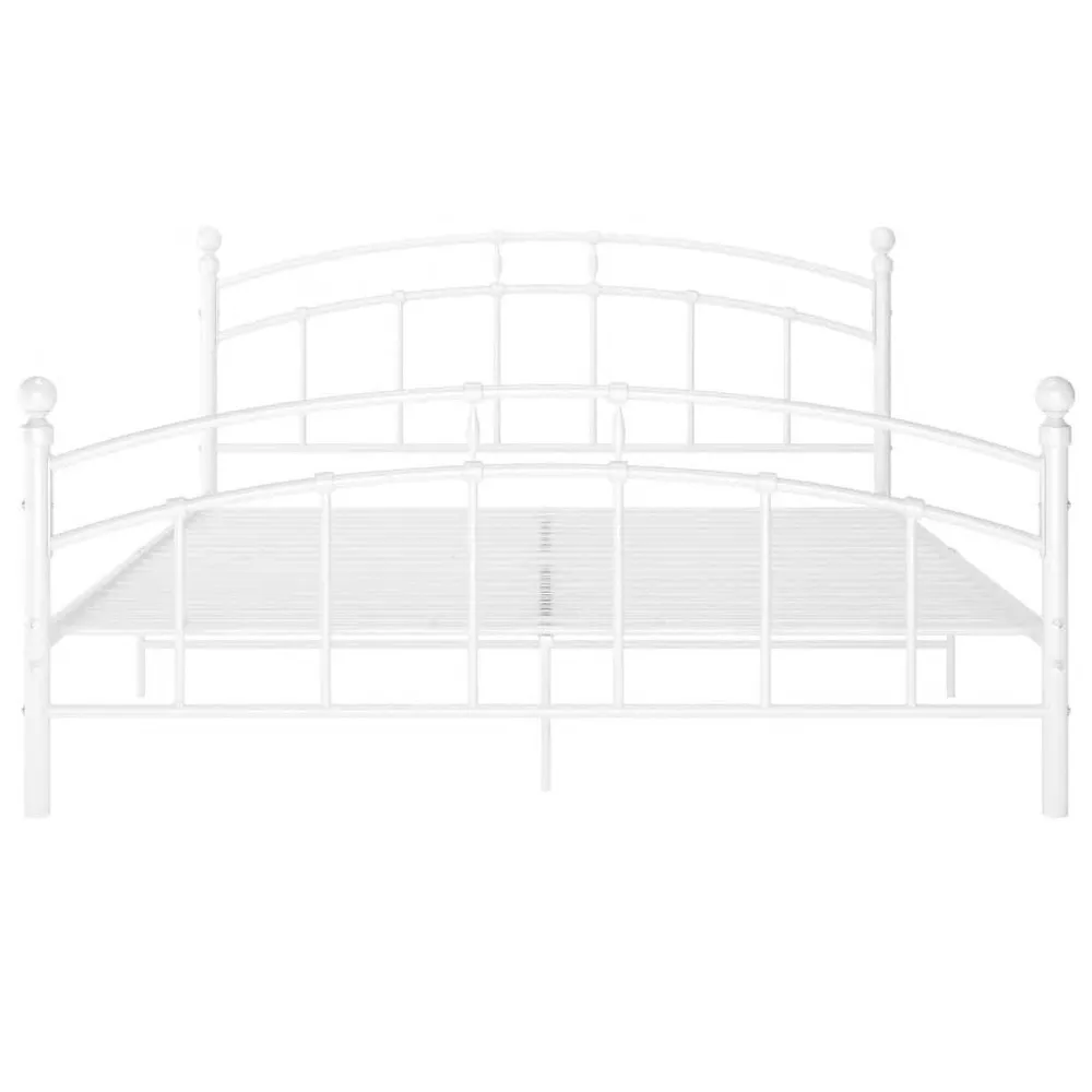 Estrutura de cama em metálico 180x200 cm branco
