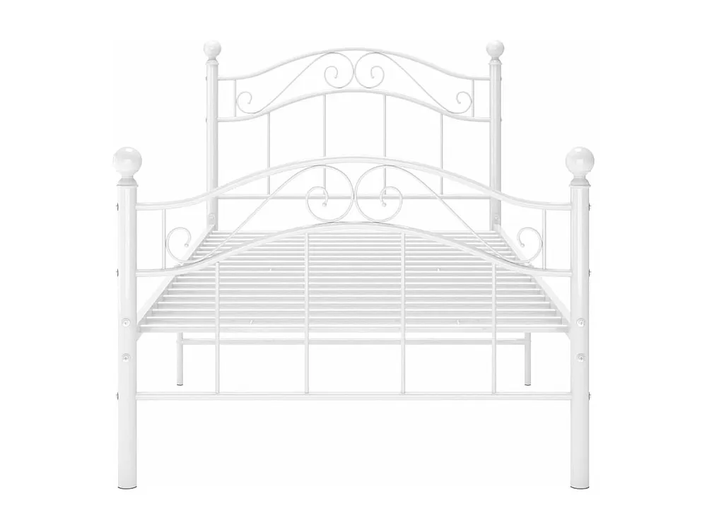 Estrutura de cama metálico 90x200 cm branco