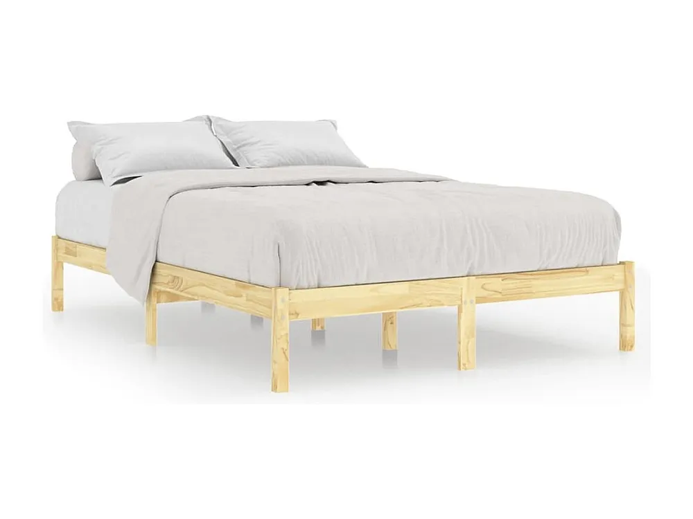 Estrutura de cama em pinho maciço 140x200 cm
