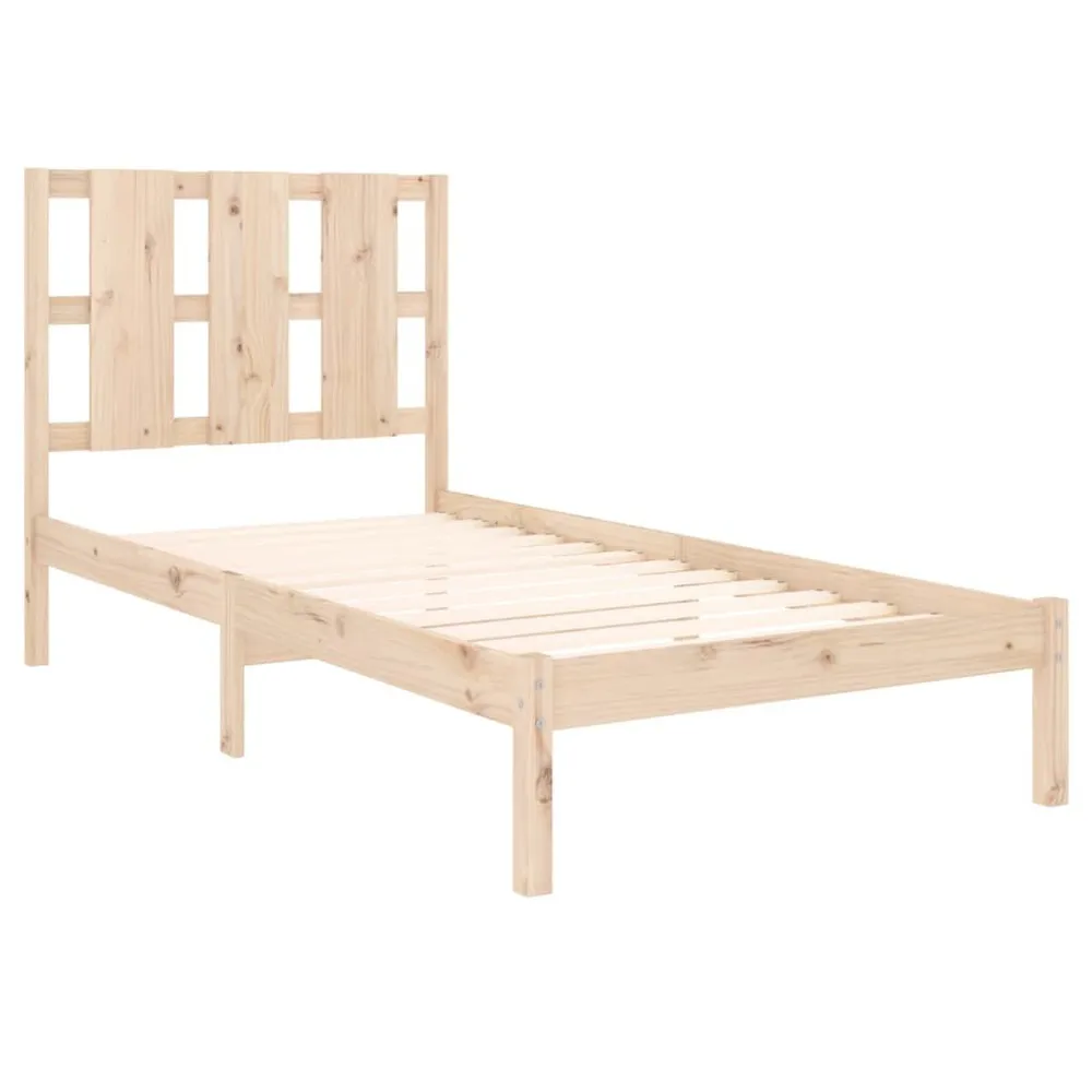 Estrutura de cama solteiro 90x190 cm madeira maciç