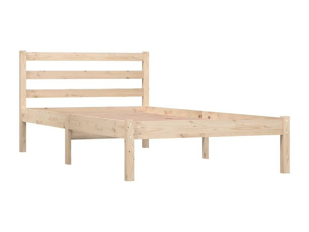 Estrutura de cama solteiro 90x190 cm pinho maciço