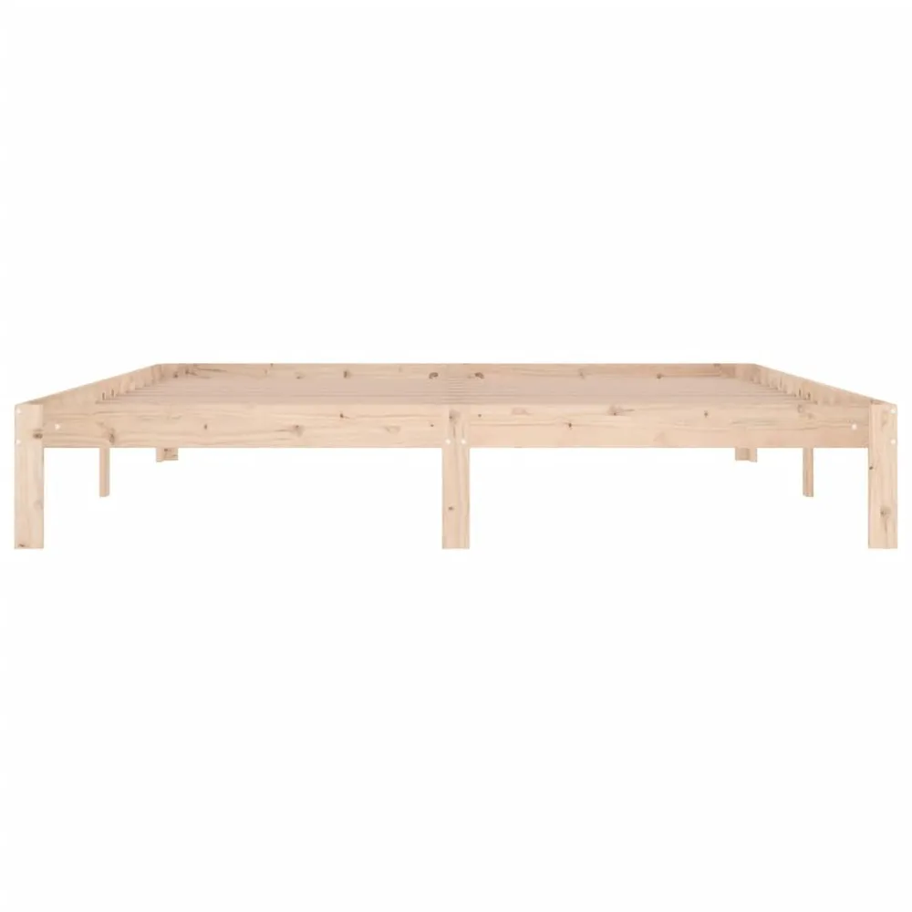 Estrutura de cama super king 180x200 cm madeira maciç