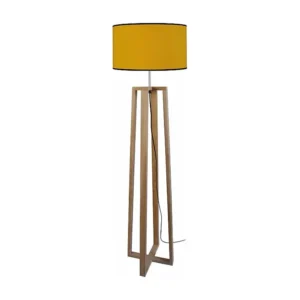 Candeeiro de Pé TOSEL TRIBERG metal tripé cinza D40 x H170 cm