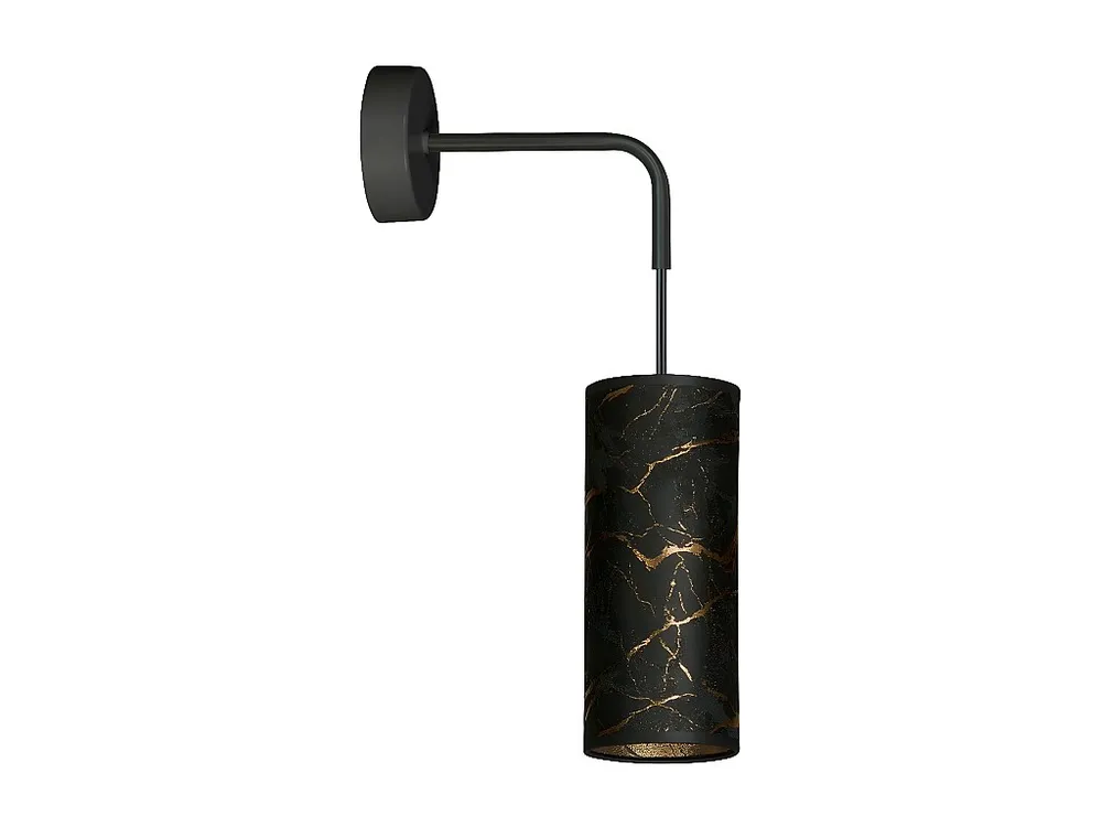 Candeeiro de Parede Karli, Preto, 10x40x18 cm, EPIKASA