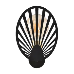 Candeeiro de Parede Talia, Preto, 16x23,5x11 cm, EPIKASA
