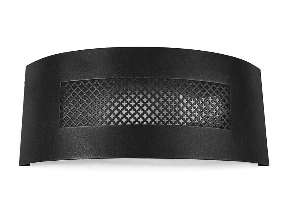 Aplique TOSEL GRILLAGE metal meio cilindro castanho dourado D29,5 x H12,5 cm