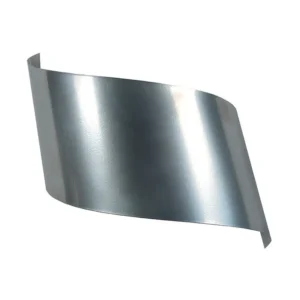Aplique TOSEL VIRA metal geométrico cinza D26 x H12 cm