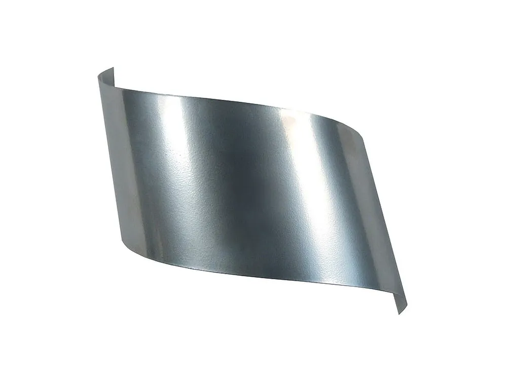 Aplique TOSEL VIRA metal geométrico cinza D26 x H12 cm