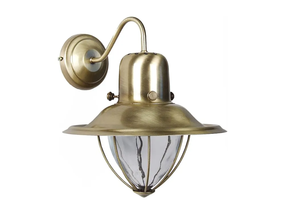 Candeeiro de Pé TOSEL PAMPILLES vidro certo castanho claro D44 x H170 cm