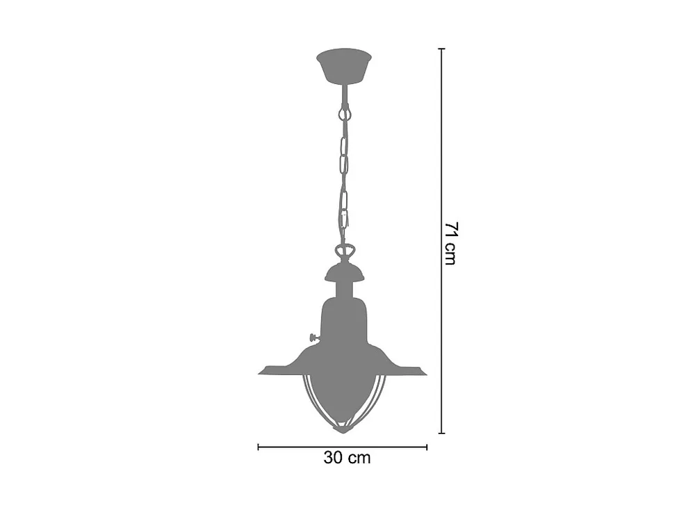 Candeeiro de Pé TOSEL PAMPILLES vidro certo castanho claro D44 x H170 cm