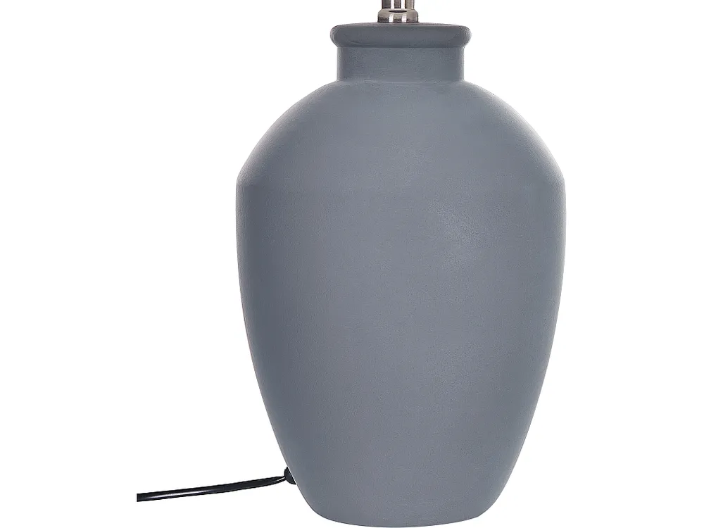Candeeiro de mesa em cerâmica cinzenta 55 cm ARCOS BELIANI