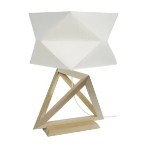 Abajur TOSEL BOIS CONE lâmpada decorativa cônico Dourado D11 x H18,5 cm