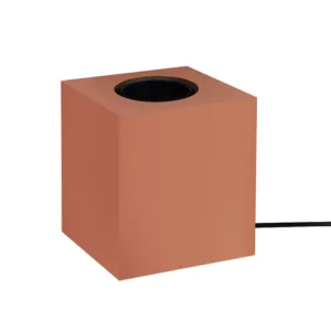Base da lâmpada TOSEL CUBE madeira quadrado castanho D8 x H10,5 cm