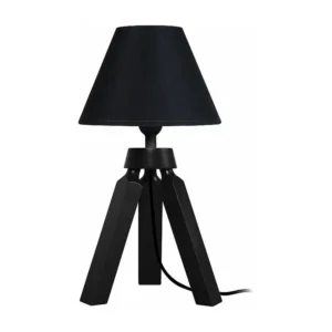 Candeeiro de mesa TOSEL ABERDEEN tecido coluna D25 x H41 cm