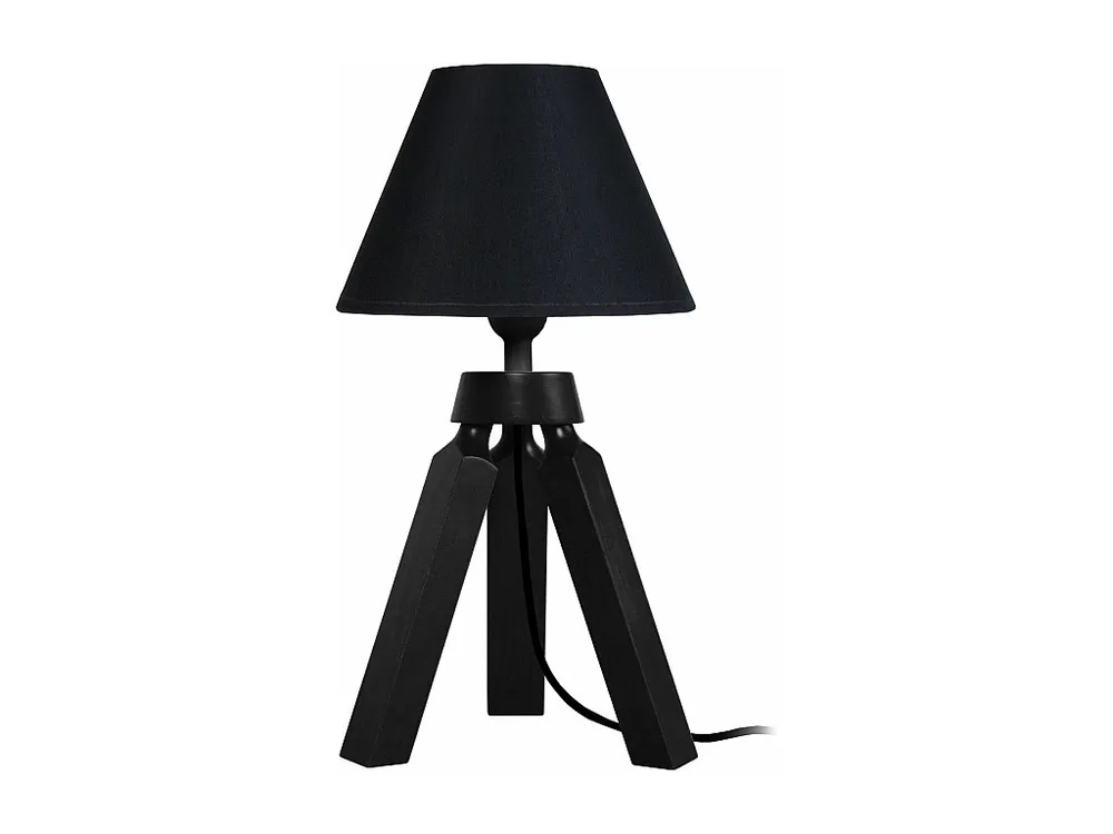Candeeiro de mesa TOSEL ABERDEEN tecido coluna D25 x H41 cm